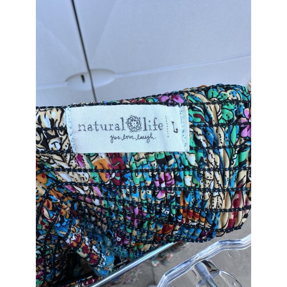 NATURAL LIFE Multicolor Bohemian Maxi Skirt - Picture 13 of 14